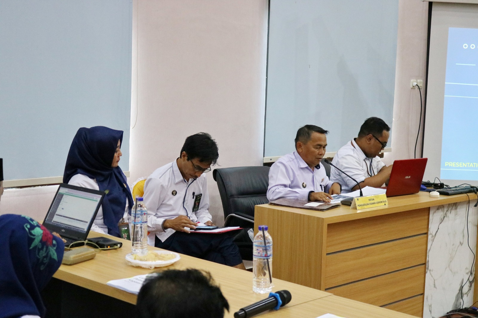 KETUA PENGADILAN AGAMA GORONTALO LAPORKAN CAPAIAN KINERJA TAHUN 2023