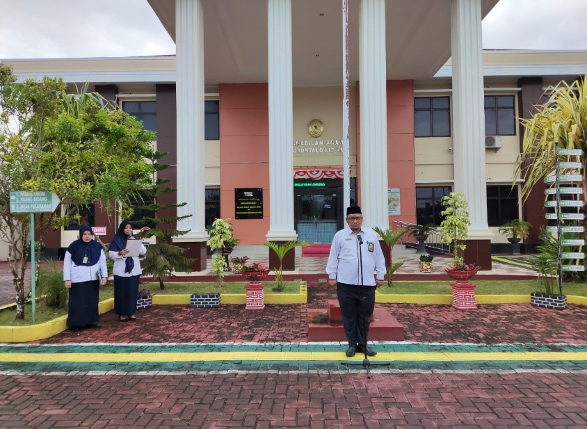 APEL PERDANA, WAKIL KETUA PENGADILAN AGAMA GORONTALO KELAS 1A GELORAKAN ...