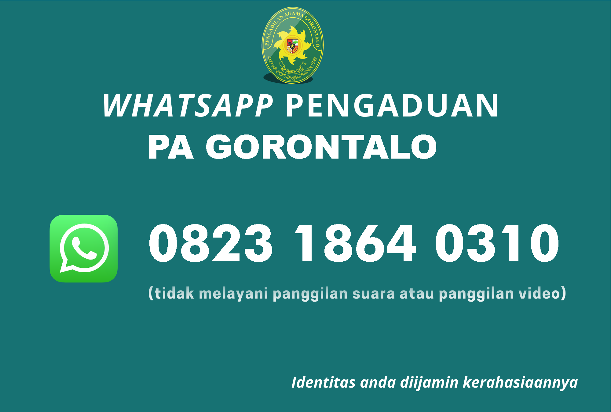 PENGADUAN WA PA BARU JUL 2025