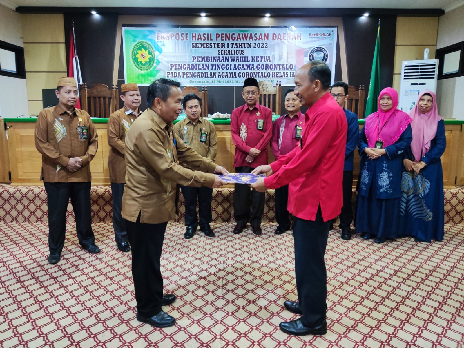 serah terima berkas temuan
